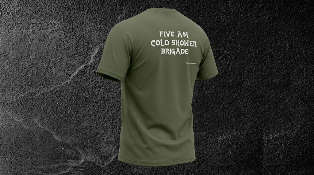 5 A.M. Cold Shower Brigade Shirt - Military Green