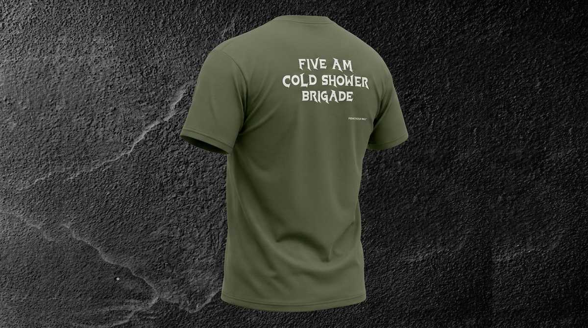 5 A.M. Cold Shower Brigade Shirt - Military Green